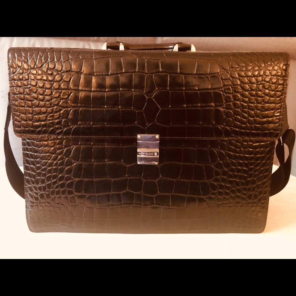 Montblanc Meisterstuck double gusset briefcase